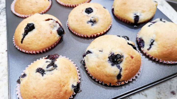 Easiest Blueberry Muffins