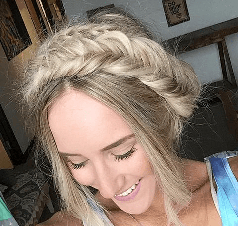 Fishtail Milkmaid Braid Tutorial