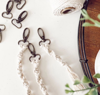 Macrame Keychain Tutorial For Beginners