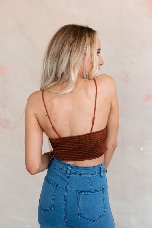 Morgan Lace Bralette - Rust  |  Holi-Daily  - Three Bird Nest