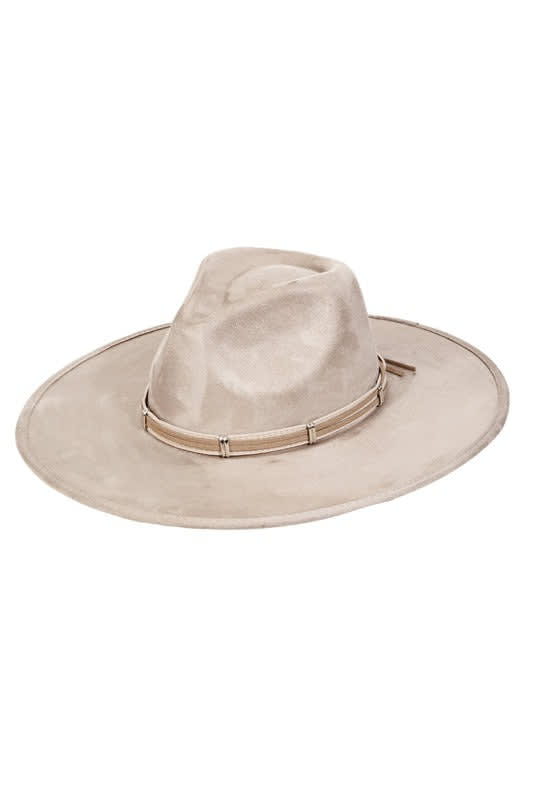 Houston Fedora Hat - Taupe  |  Hats  - Three Bird Nest