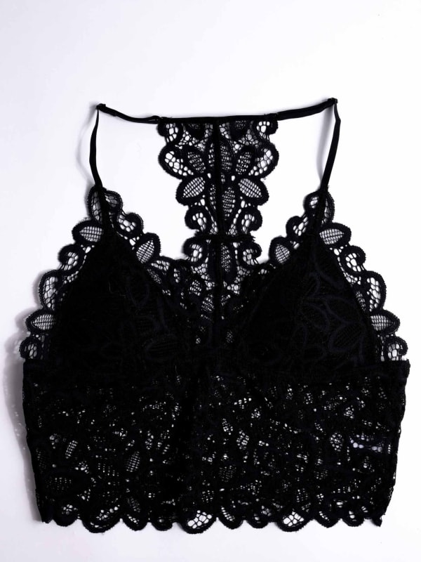 Eye Of The Sun Padded Bralette - Black  |  CORE  - Three Bird Nest