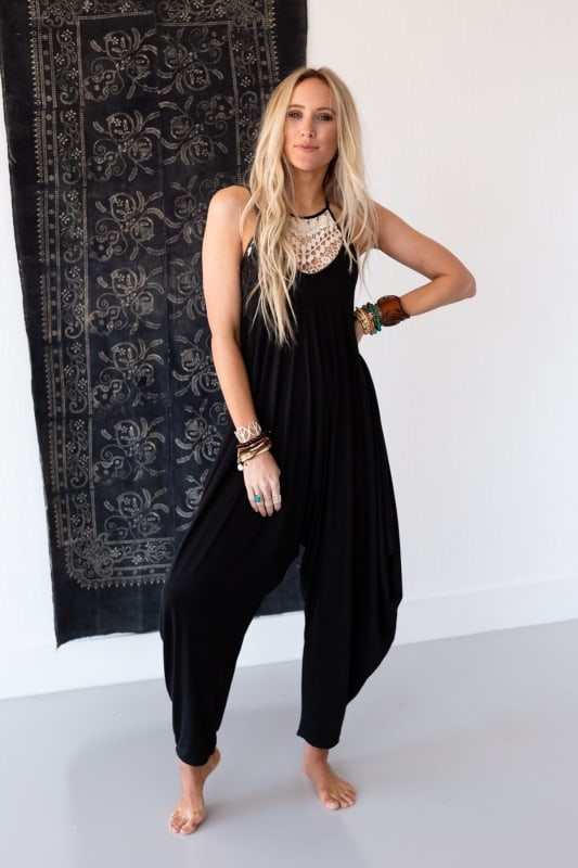 3BN The Perfect Harem Jumpsuit - Black  |  CORE  - Three Bird Nest