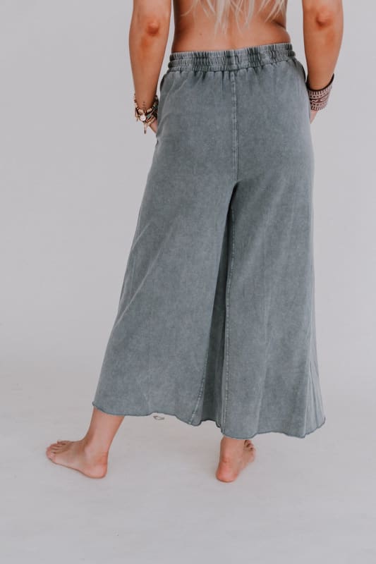 Relaxing Robin Wide Leg Pant - Ash  - Three Bird Nest