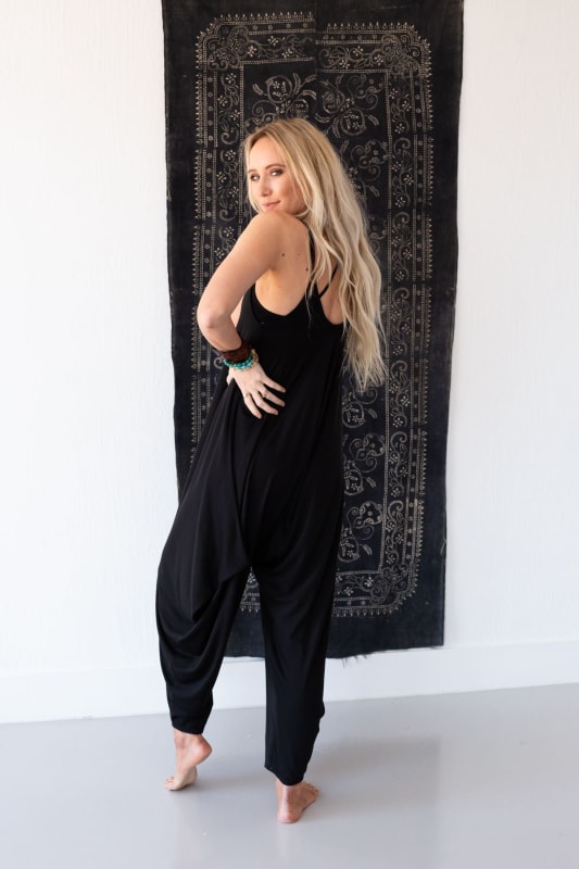 3BN The Perfect Harem Jumpsuit - Black  |  CORE  - Three Bird Nest